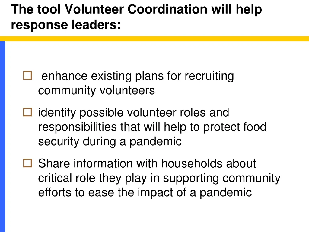 the tool volunteer coordination will help