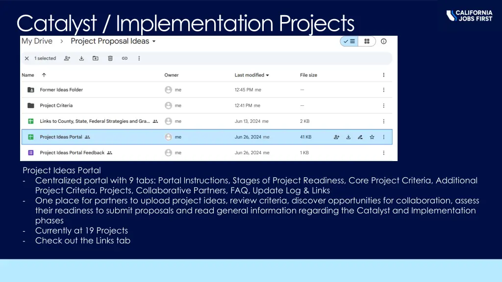 catalyst implementation projects