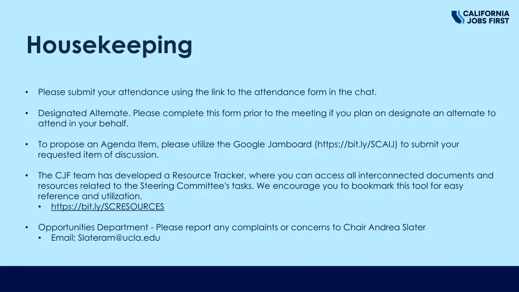housekeeping
