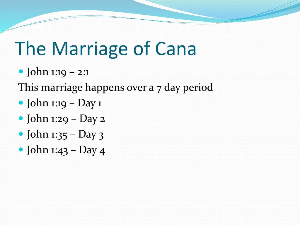 the marriage of cana