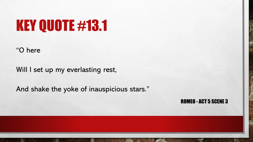 key quote 13 1 1