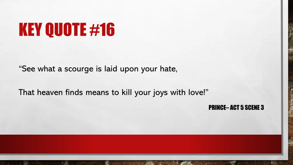 key quote 16