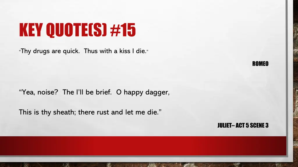 key quote s 15