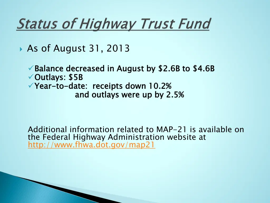 as of august 31 2013