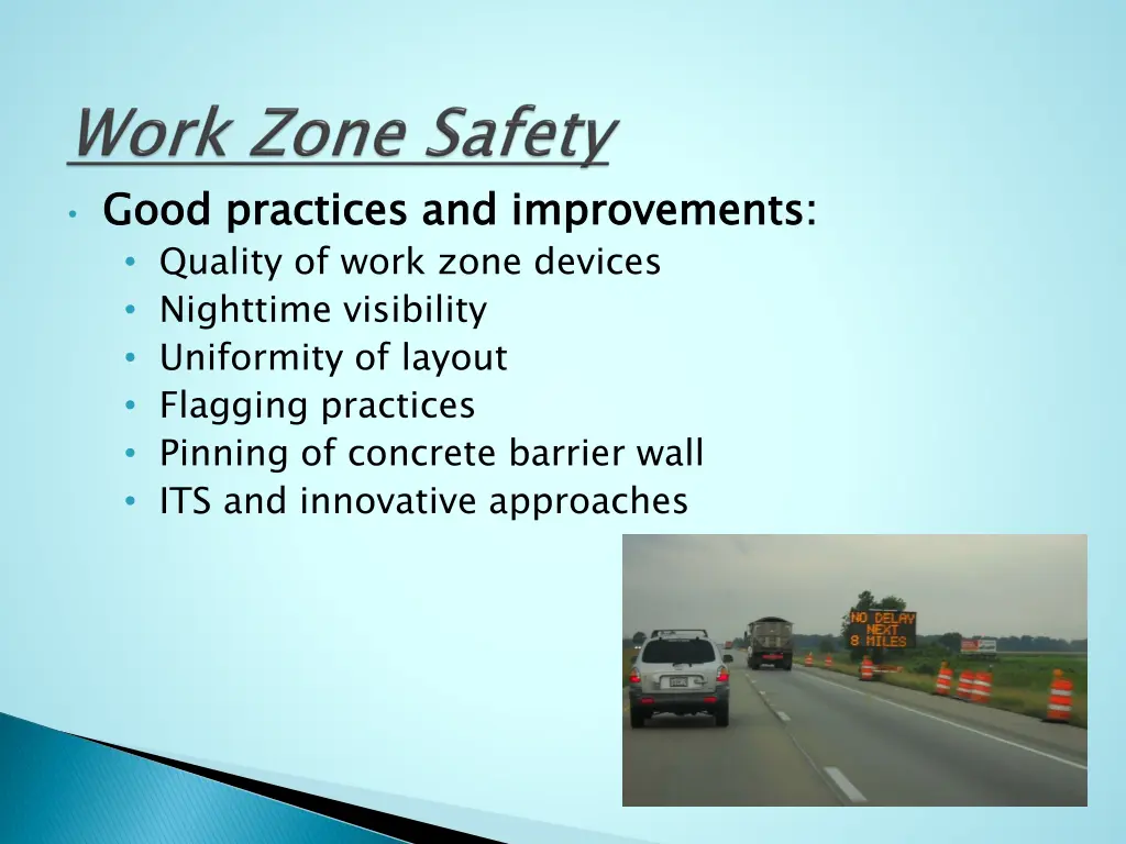 good practices and improvements quality of work