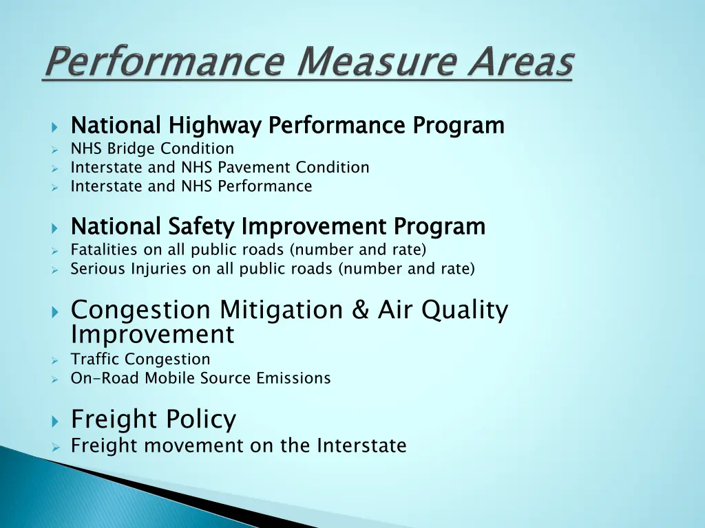 national highway performance program nhs bridge