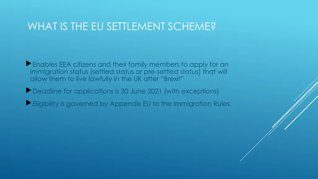 what is the eu settlement scheme