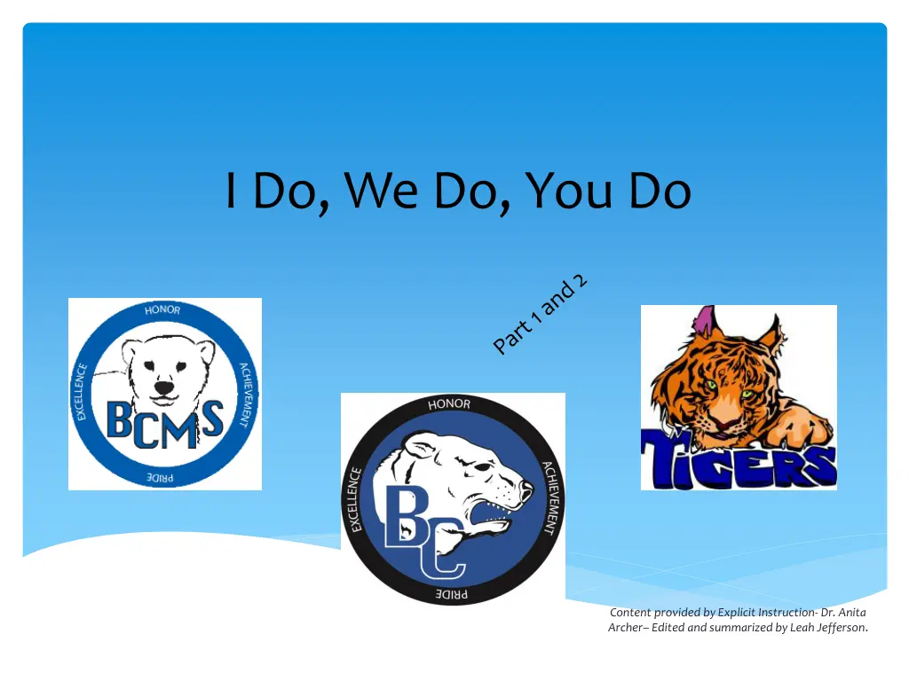 i do we do you do