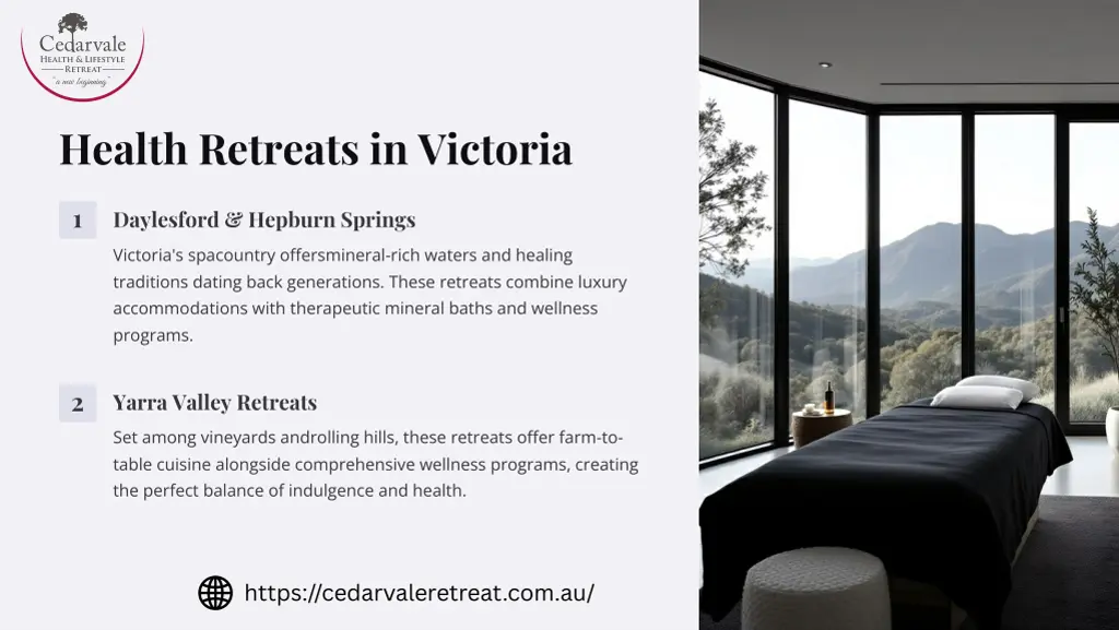 health retreats in victoria
