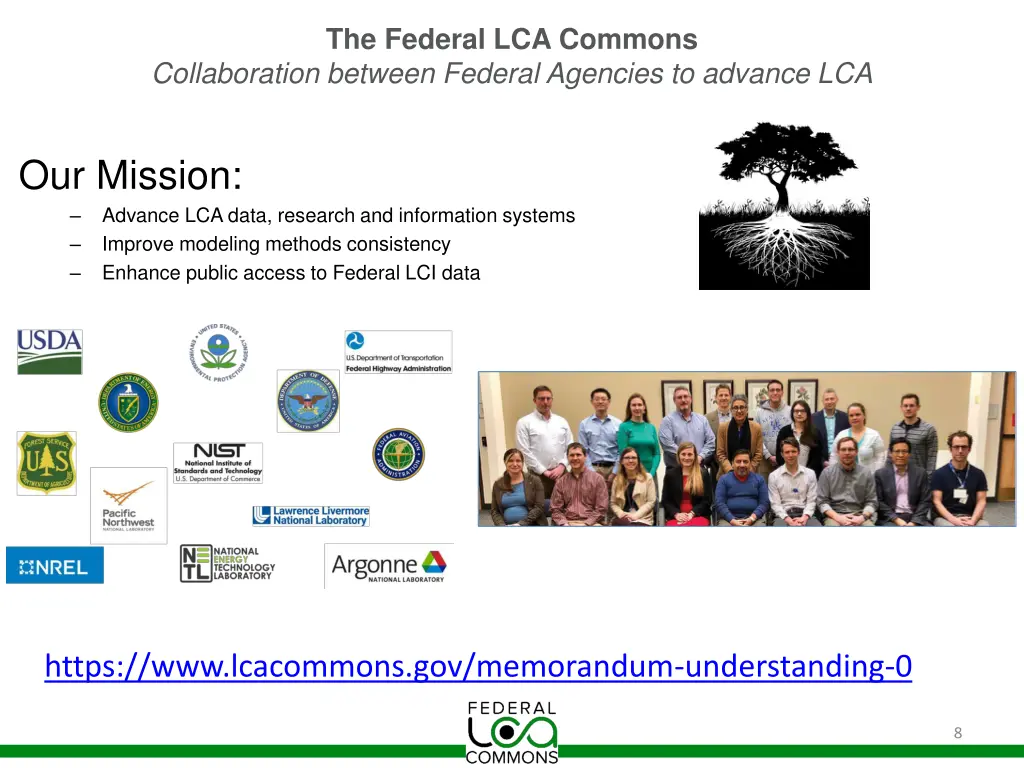 the federal lca commons collaboration between