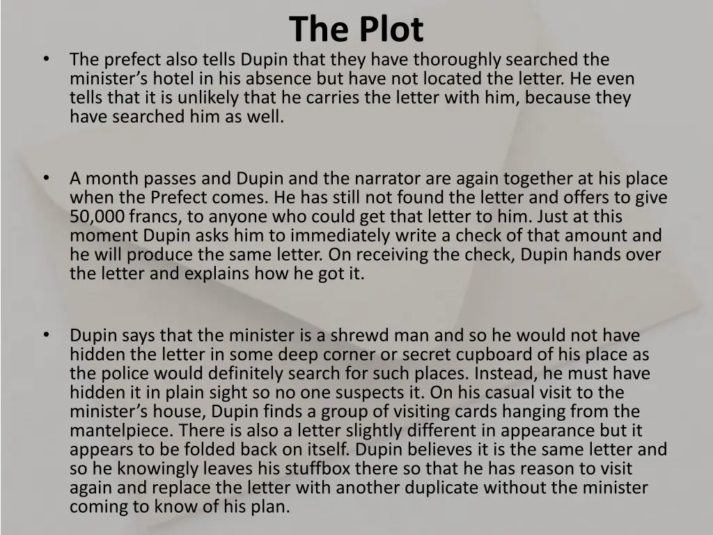 the plot 1