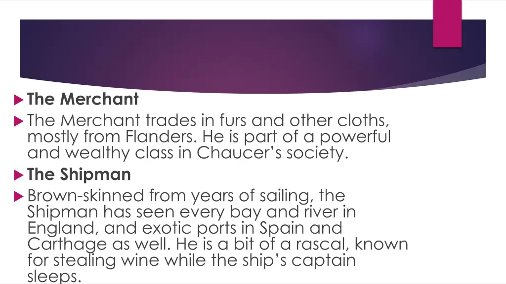 the merchant the merchant trades in furs