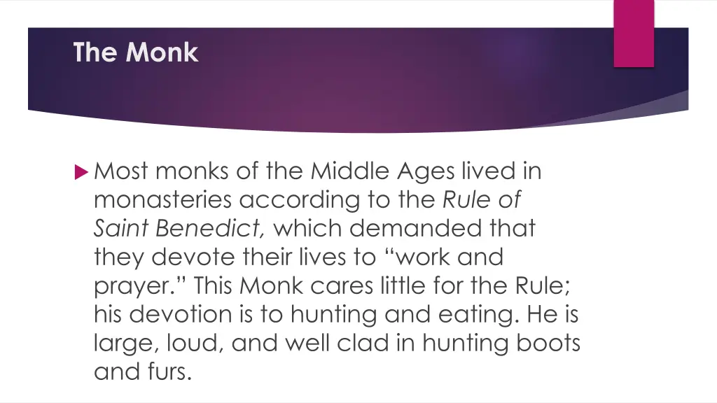 the monk