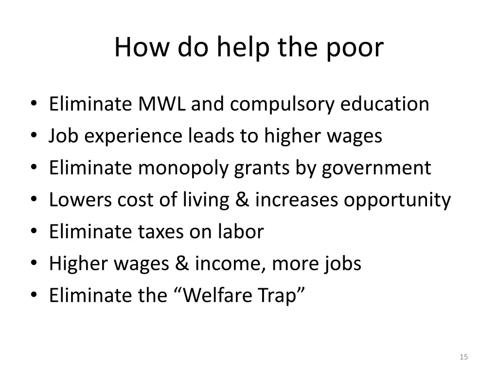 how do help the poor