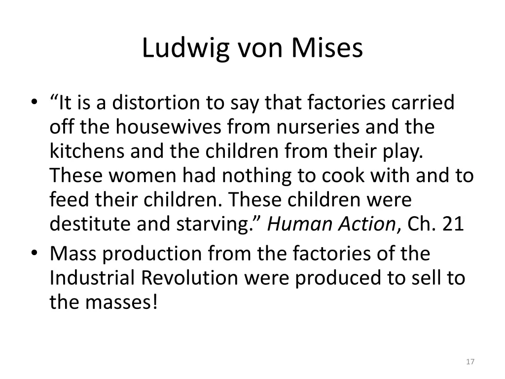 ludwig von mises
