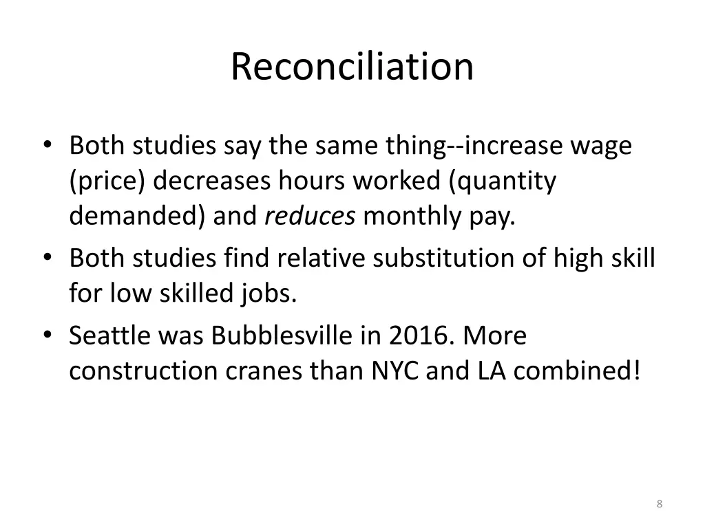 reconciliation