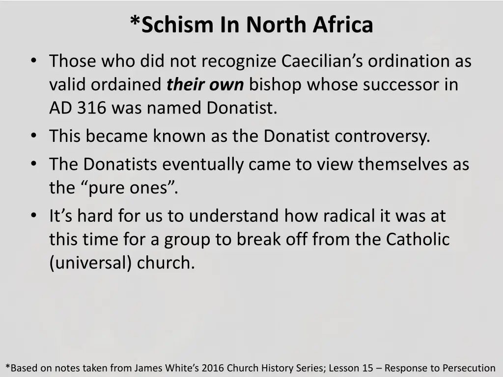schism in north africa 4