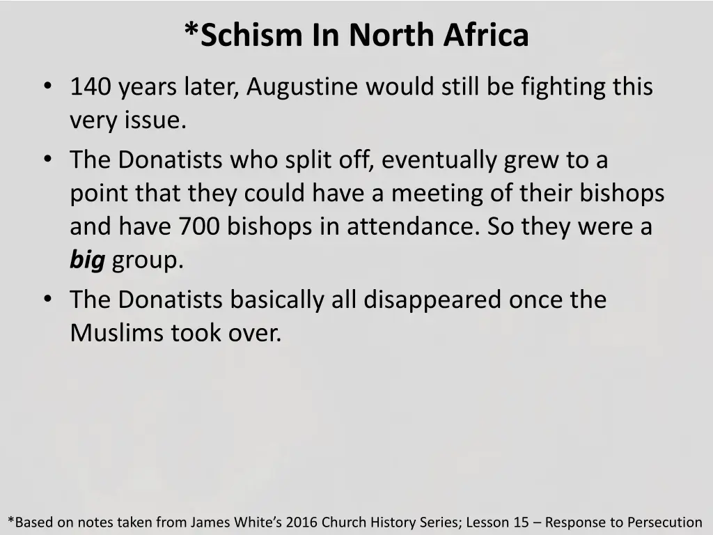 schism in north africa 5
