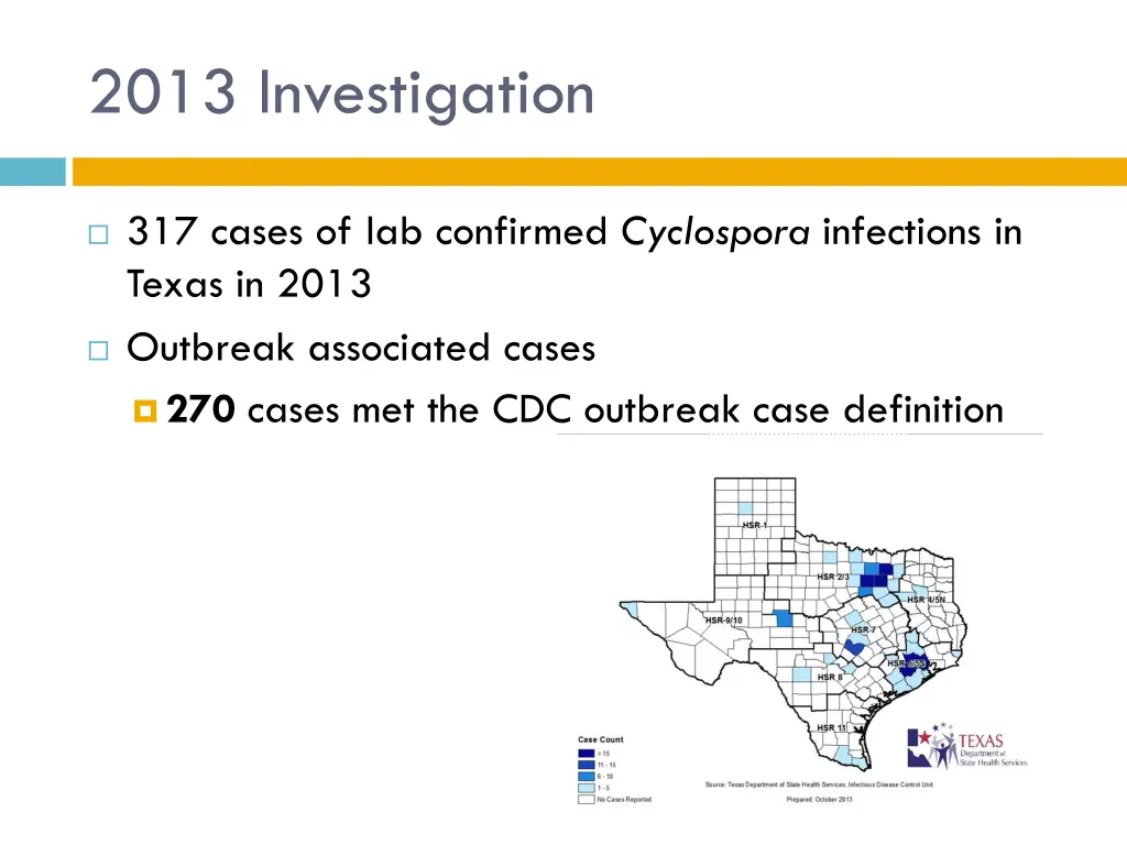 2013 investigation