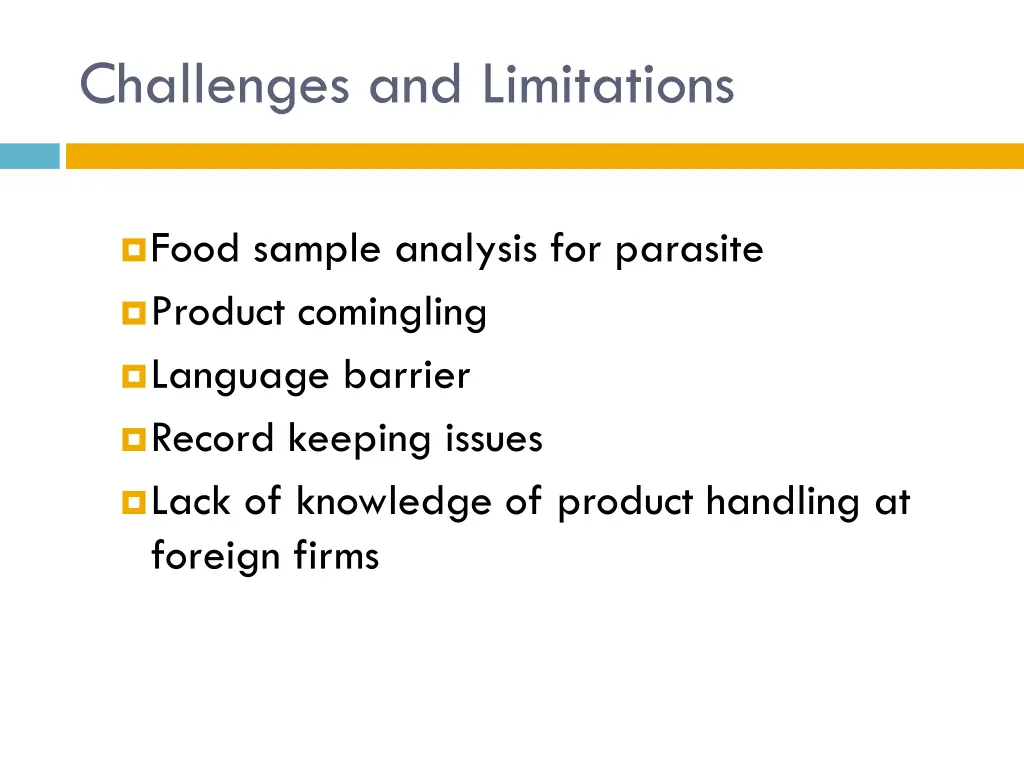 challenges and limitations 1