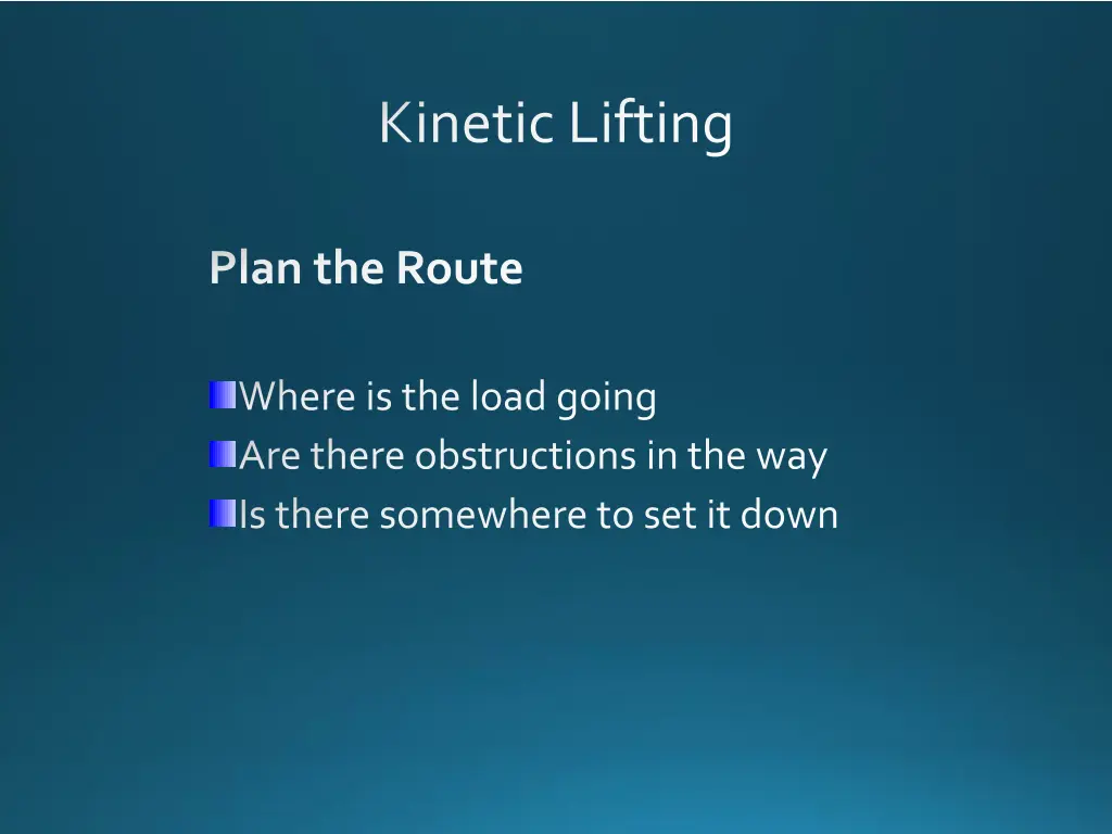 kinetic lifting 1