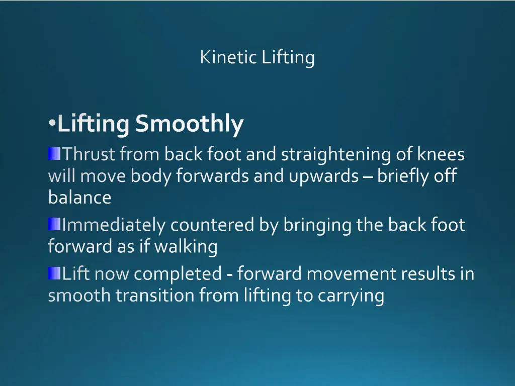 kinetic lifting 7