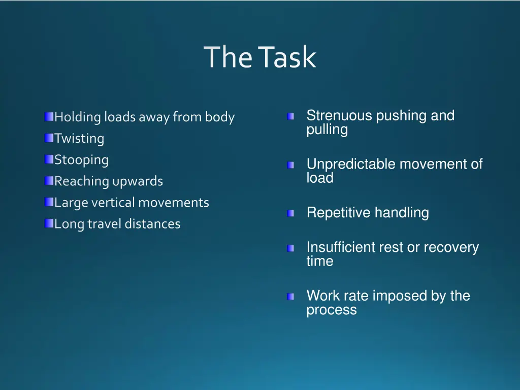 the task