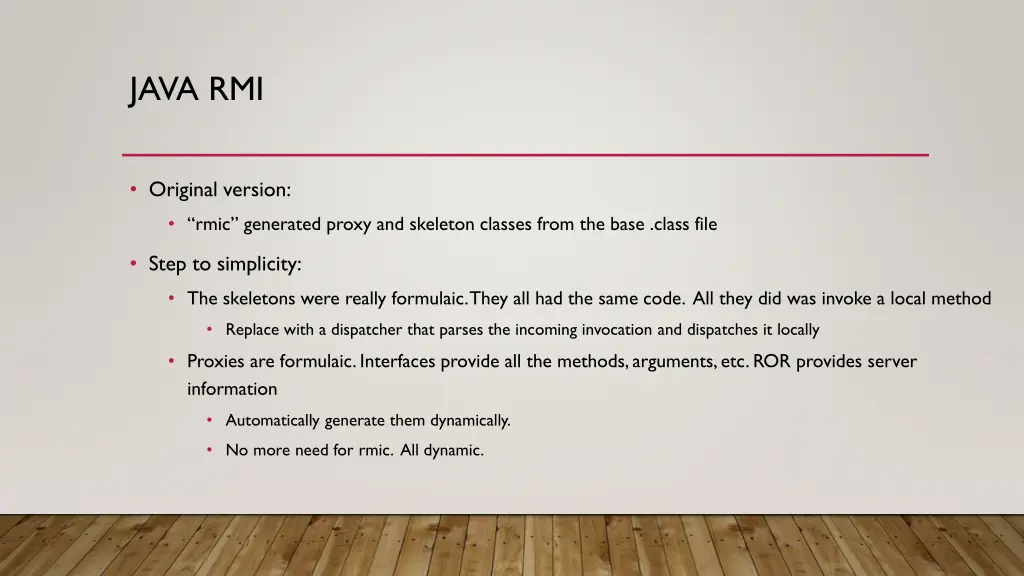 java rmi