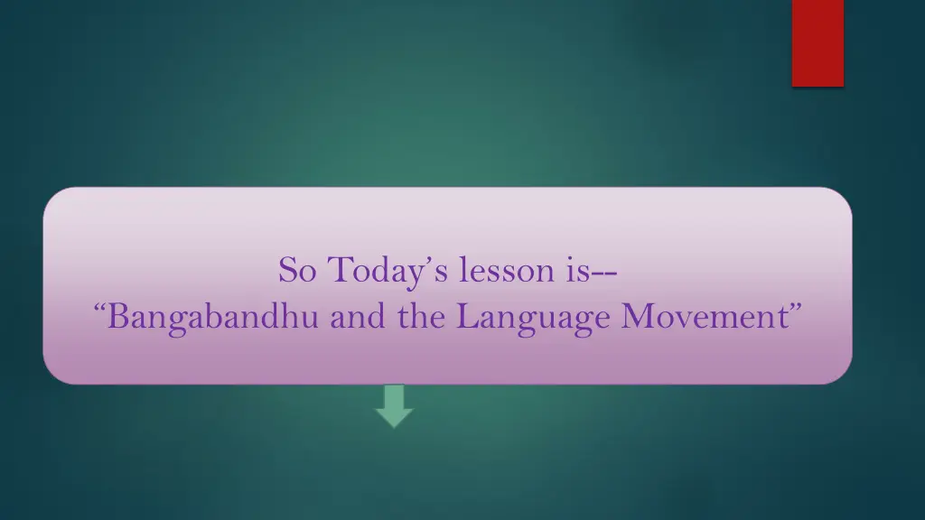 so today s lesson is