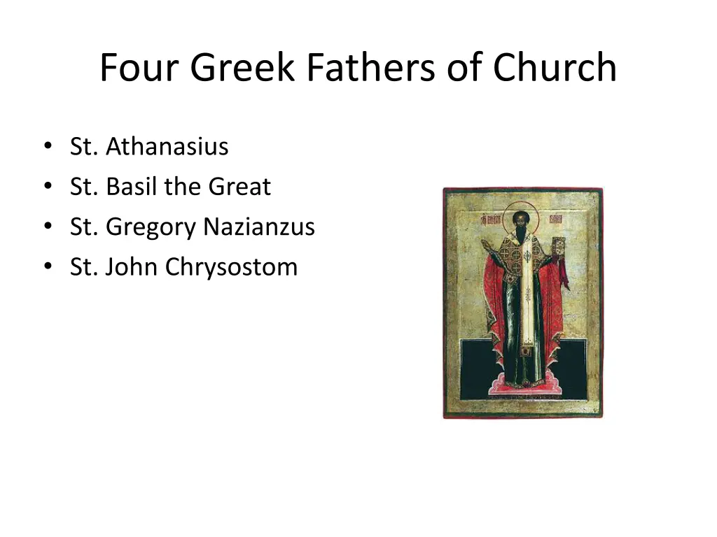 four greek fathers of church
