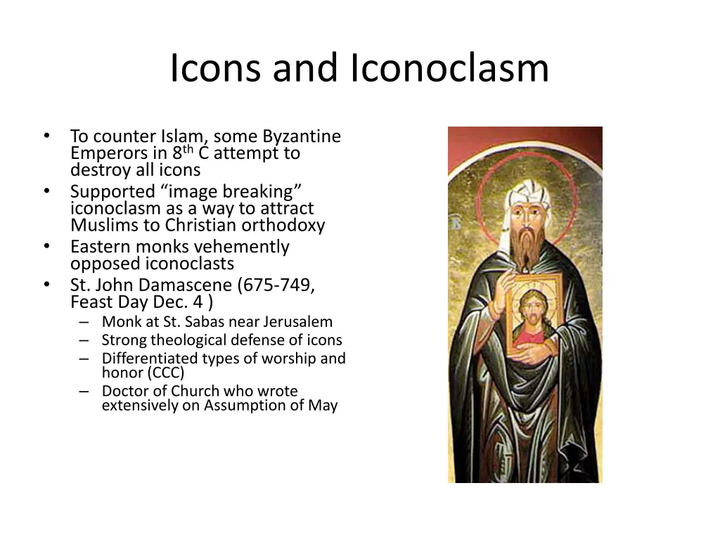 icons and iconoclasm