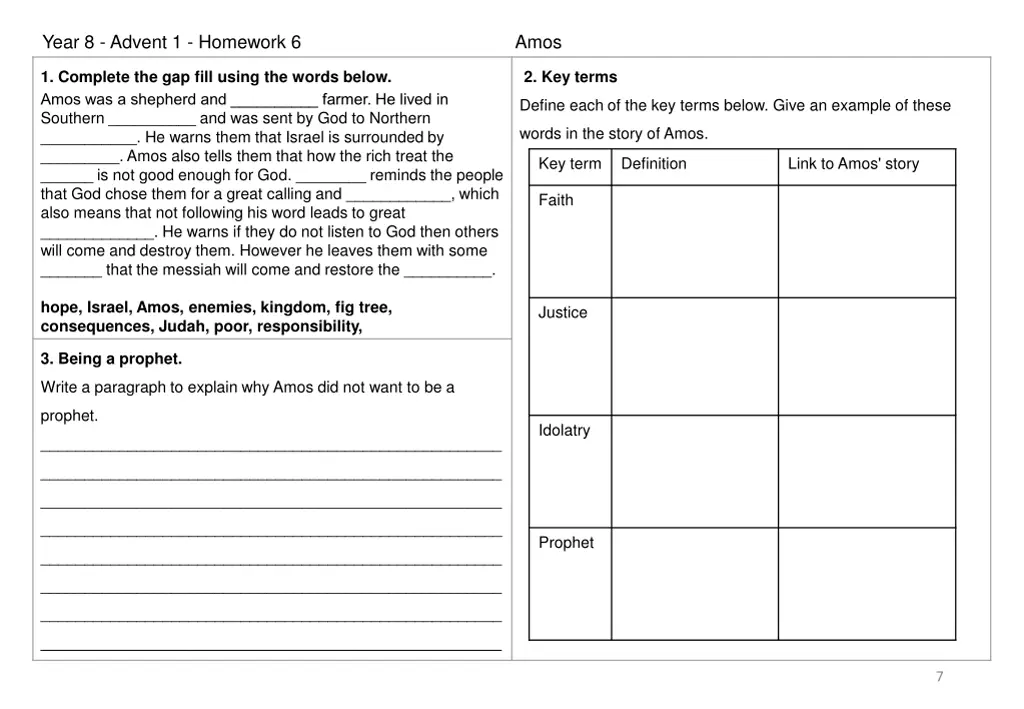 year 8 advent 1 homework 6