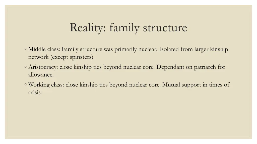 reality family structure