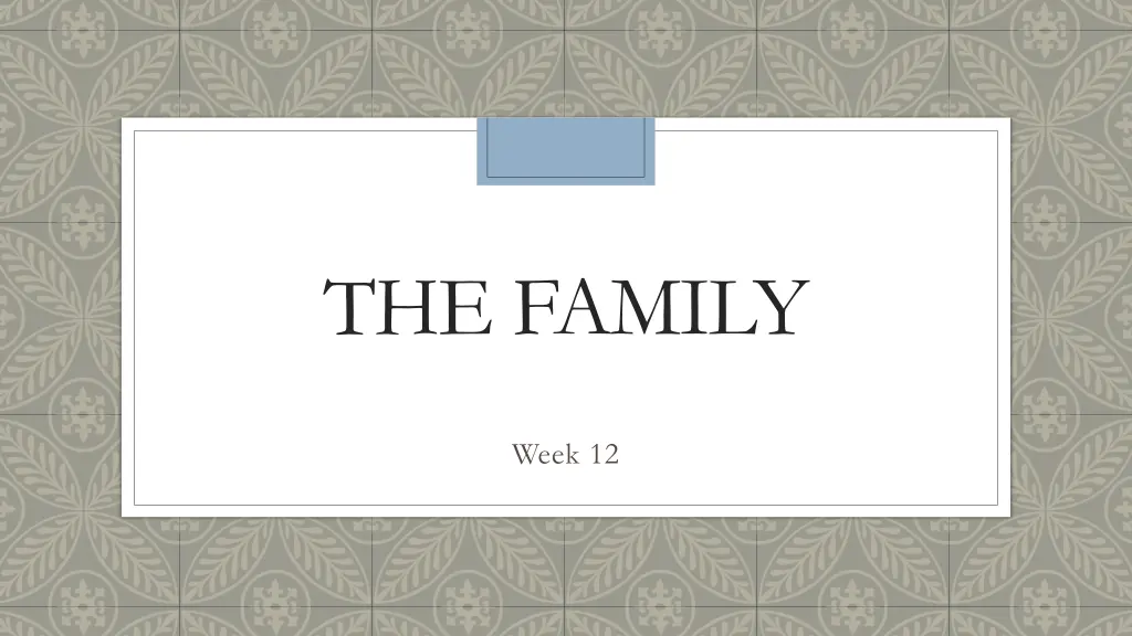 the family