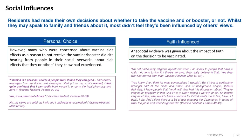 social influences