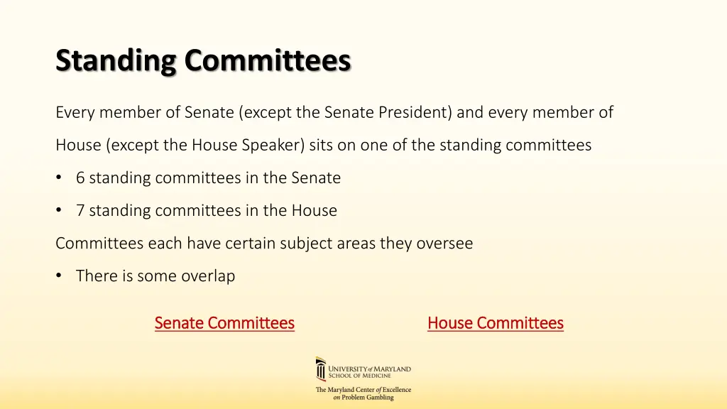 standing committees