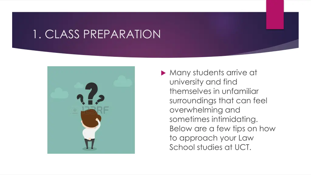 1 class preparation