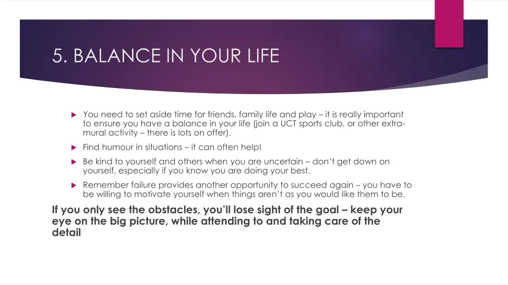 5 balance in your life 1