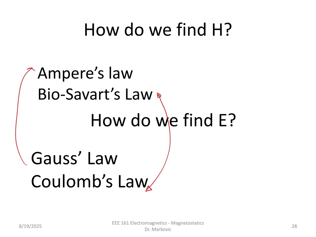how do we find h