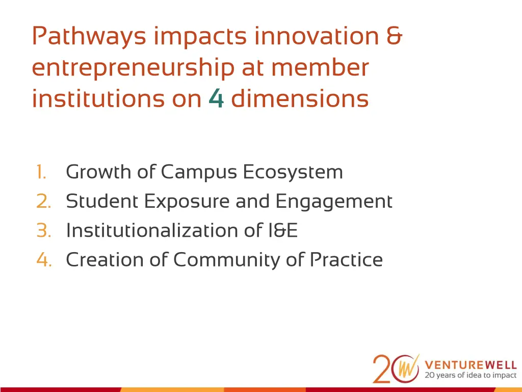 pathways impacts innovation entrepreneurship