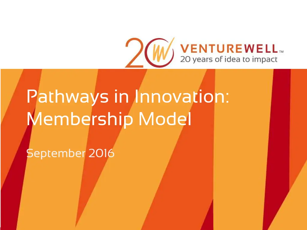 pathways in innovation membership model