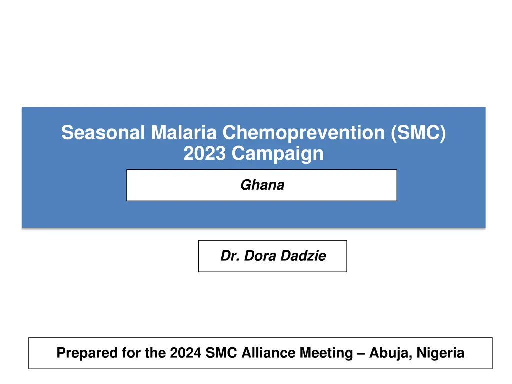 seasonal malaria chemoprevention smc 2023 campaign
