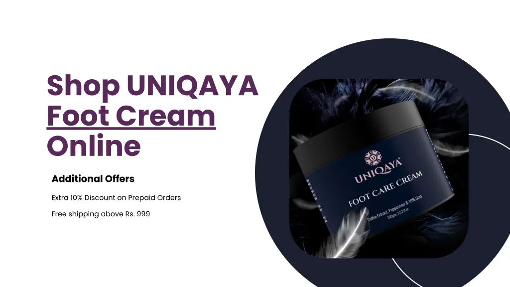 shop uniqaya foot cream online