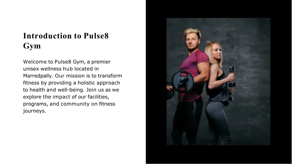 introduction to pulse8 gym