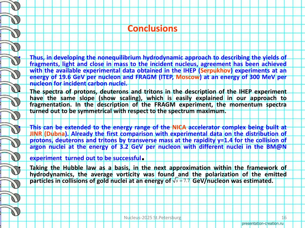 conclusions