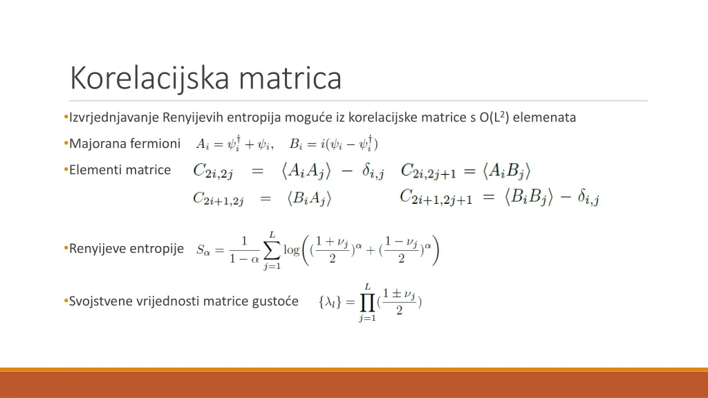 korelacijska matrica