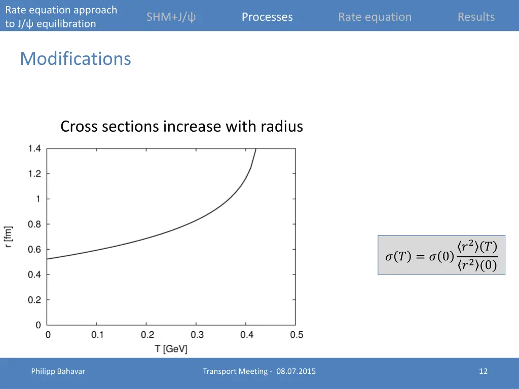 rate equation approach to j equilibration 12