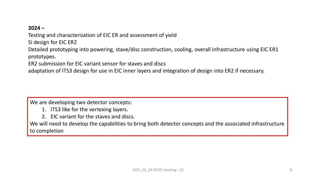 2024 testing and characterization