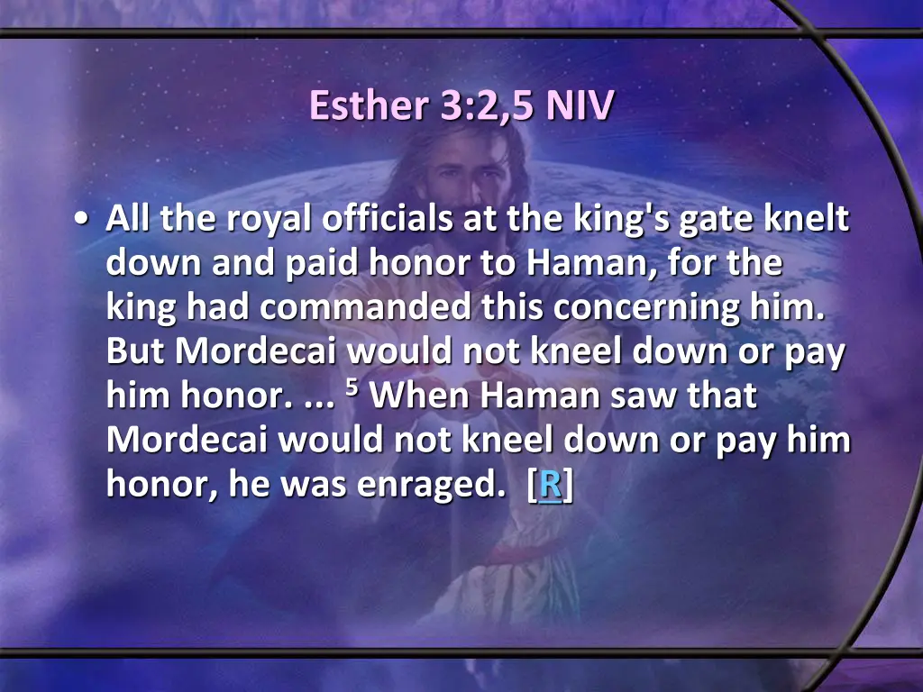 esther 3 2 5 niv