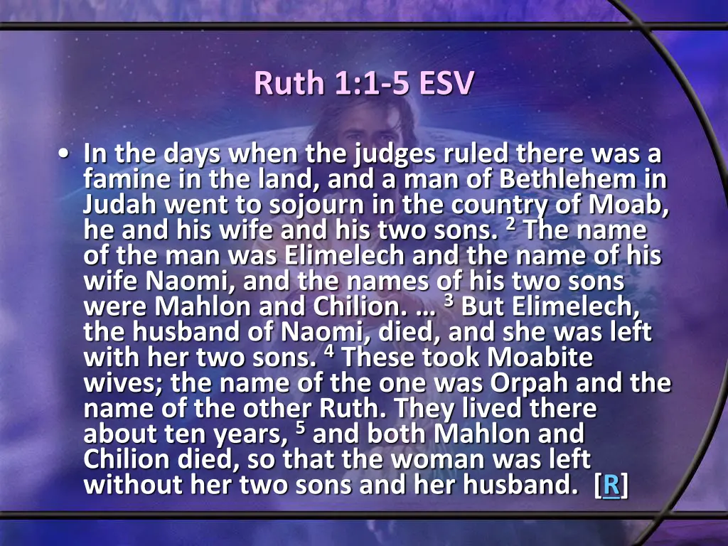 ruth 1 1 5 esv